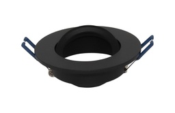 [B7717 AL Downlight Fixture] Aluminium Downlight Fixture Tilt Black
