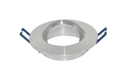 [S6616 AL Downlight Fixture Tilt Silver] Aluminium Downlight Fixture Tilt Silver