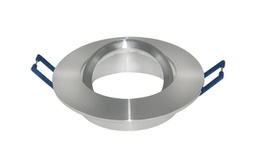 [S8818 AL Downlight Fixture Tilt Silver] Aluminium Downlight Fixture Tilt Silver