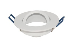 [W7717 AL Downlight Fixture Tilt White] AluminiumDownlight Fixture Tilt White